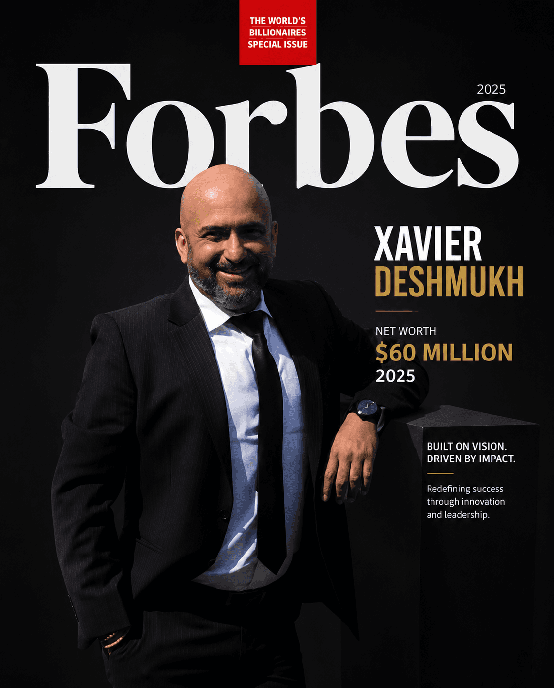 IPSCs. Xavier Deshmukh featured in Forbes Special Issue